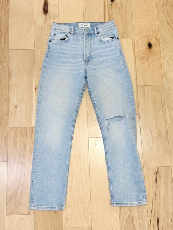 Reformation Denim - Reformation Women’s Liza High Rise Straight Cropped Denim Jeans